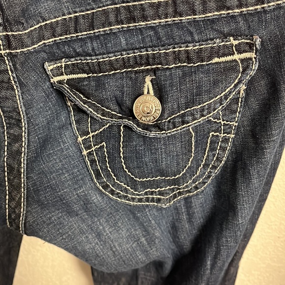 Size 27 true religion straight leg - Picture 3 of 7